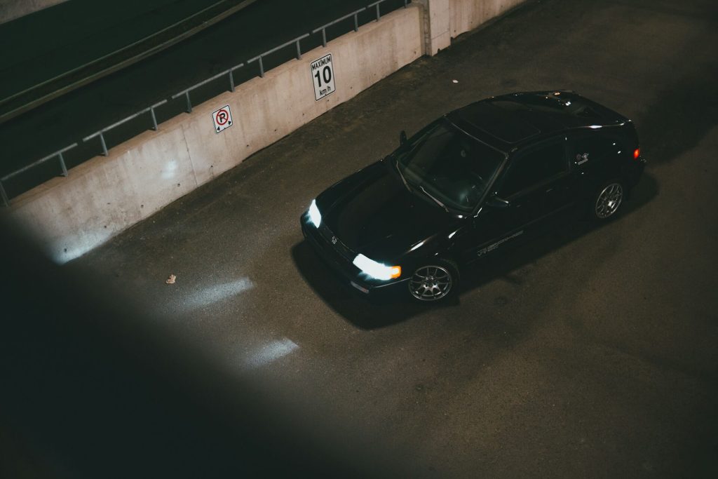 remaps portsmouth 11 black honda crx at night
