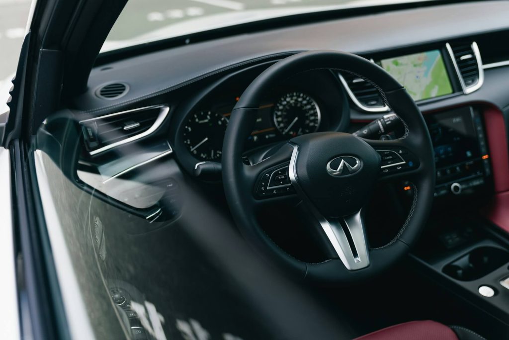 remaps portsmouth 2 infiniti luxury car interior dashboard