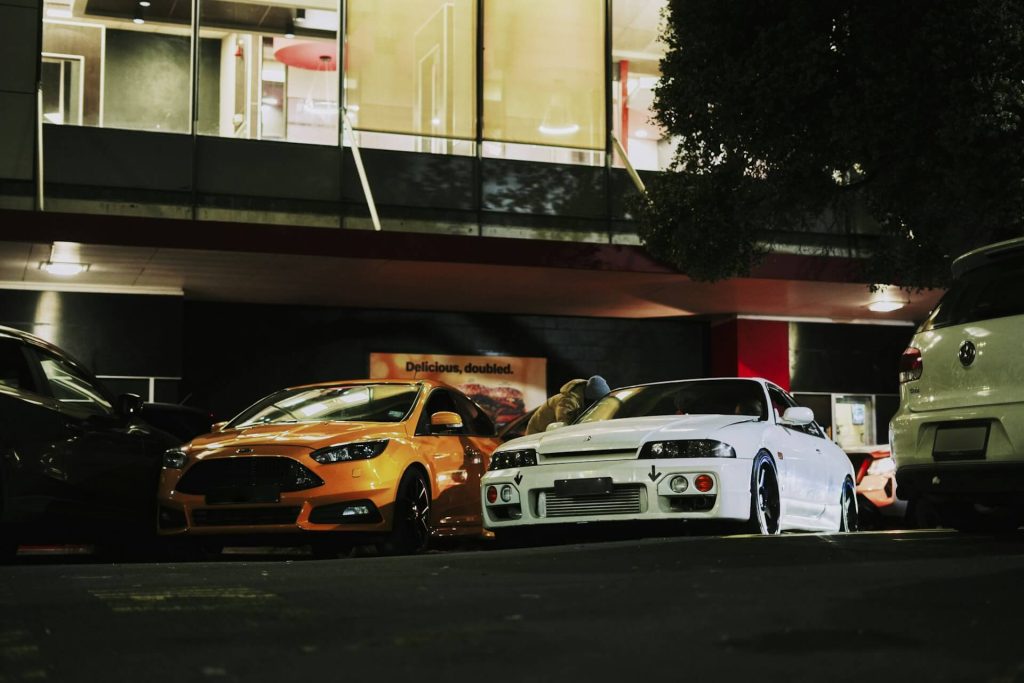 remaps portsmouth 5 cars parked outside at night
